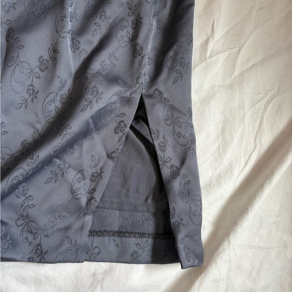 Y2K Floral Jacquard Sheath Dress | Maxxwear | Size 6 | Side Zip - Picture 2 of 9